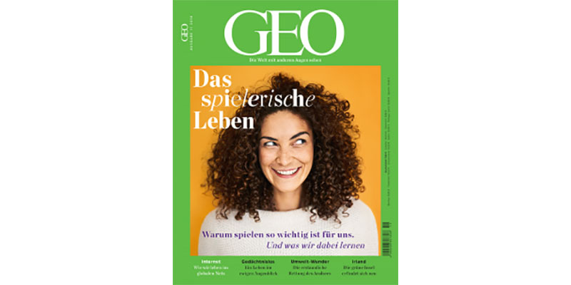 Die aktuelle Ausgabe der GEO befasst mit dem Thema Spielen