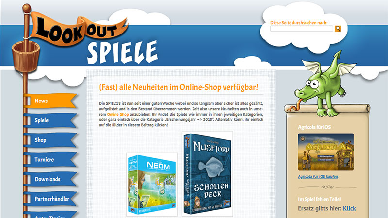 Lookout Spiele – (fast) alle Neuheiten sind nun verfügbar