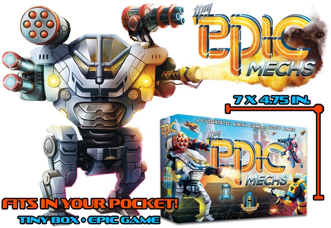 Tiny Epic Mechs erfolgreich auf Kickstarter