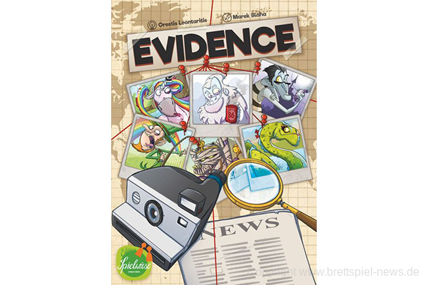 EVIDENCE // Neuheit von Edition Spielwiese zur SPIEL‘19