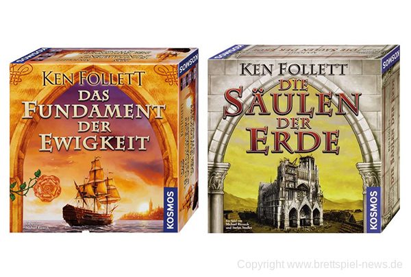KEN-FOLLETT-PACKAGE // Kosmos bietet zwei Spieleklassiker an