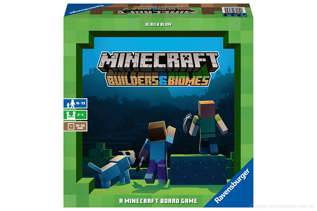 MINECRAFT: BUILDERS & BIOMES // Brettspiel erscheint im Oktober 2019