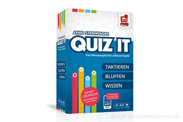 QUIZ IT // Rudy Games Neuheit erscheint 2019
