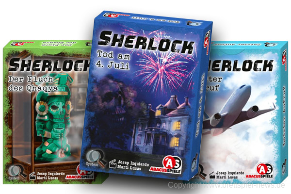SHERLOCK // Neue Krimi-Spielserie bei Abacus