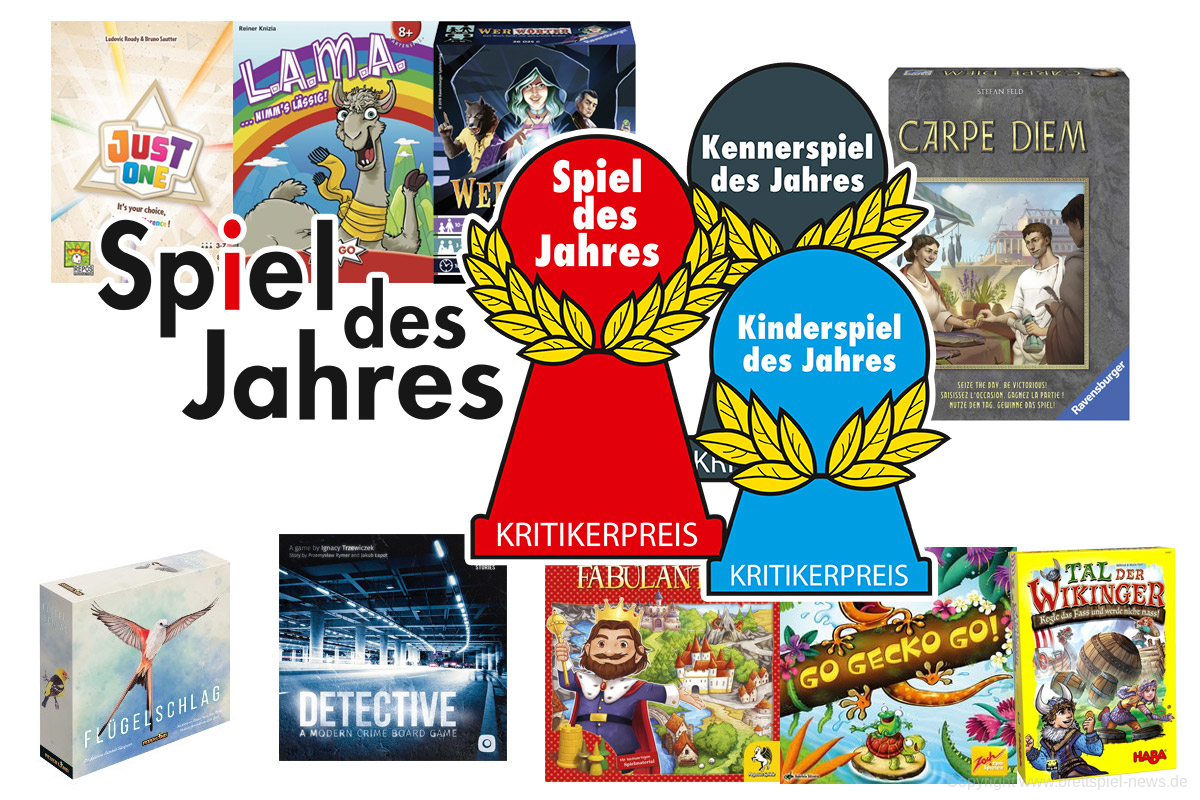SPIEL DES JAHRES 2019 // Details zu den Kandidaten