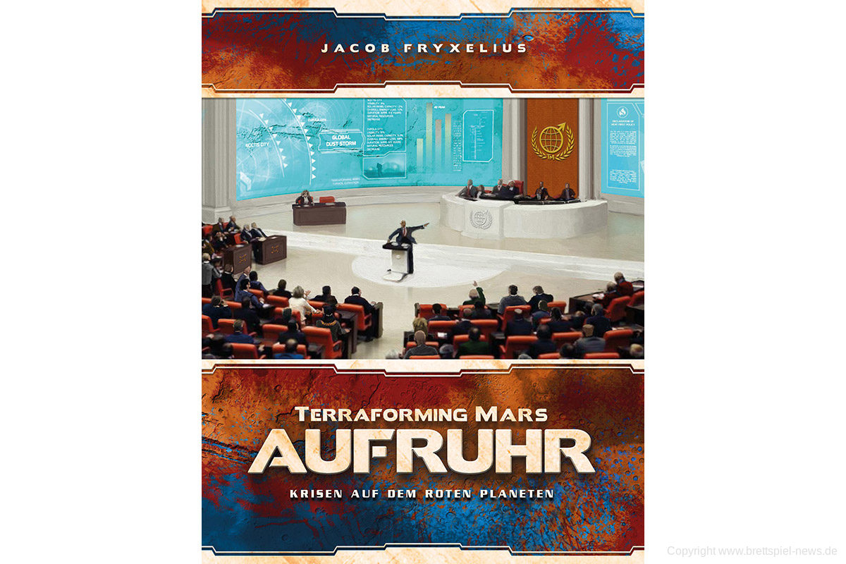 TERRAFORMING MARS // Aufruhr Erweiterung nur in Kleinstmenge zur SPIEL‘19