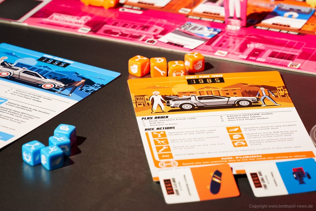 back to the future dice throug the time4