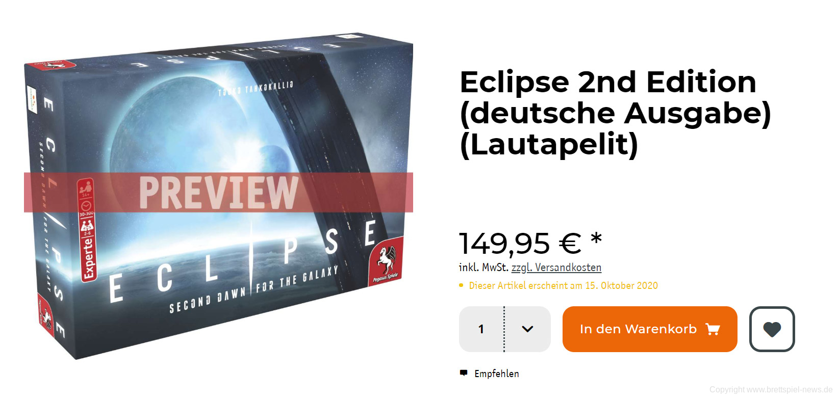 eclipse pegasus Spiele