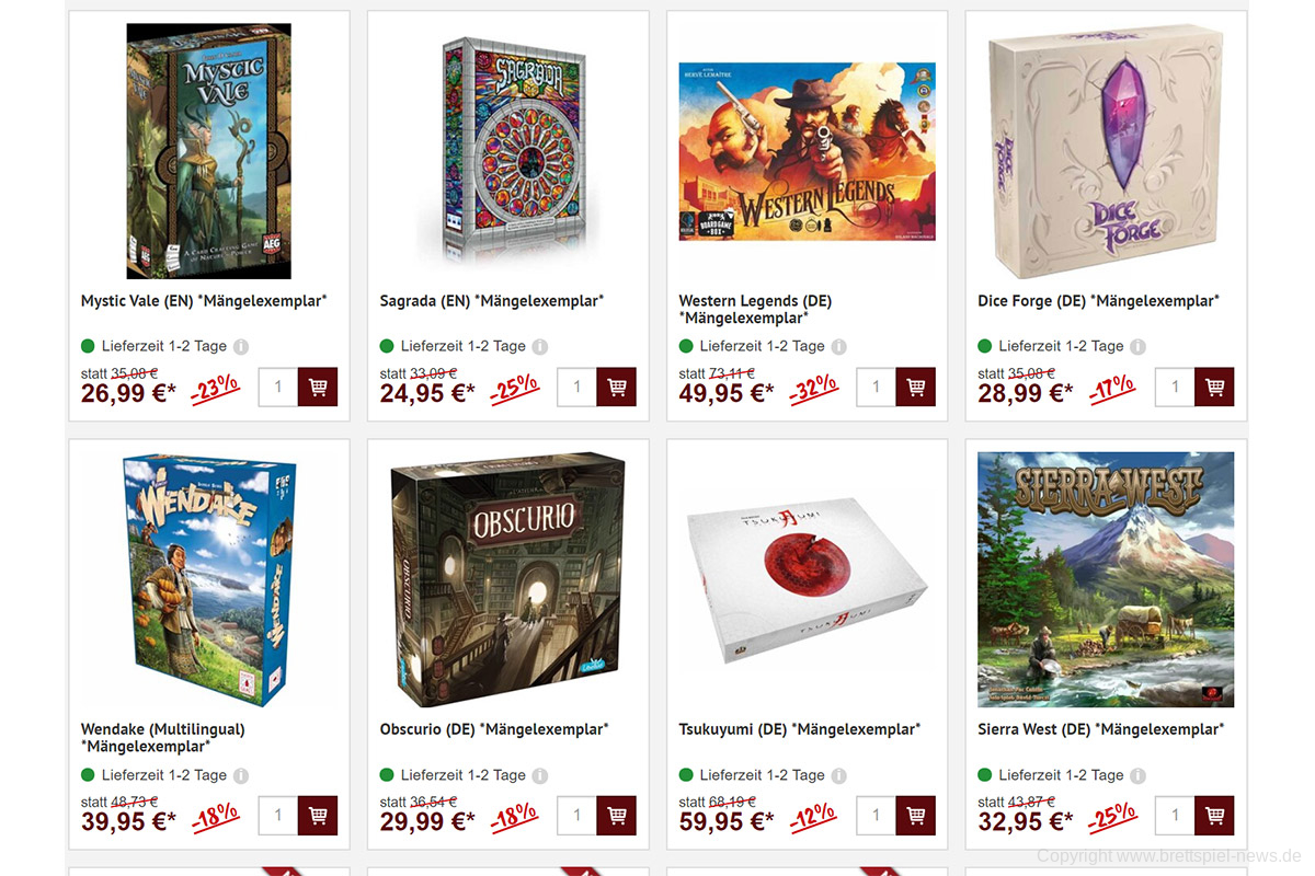 MÄNGELEXEMPLARE // clever kaufen und Geld sparen