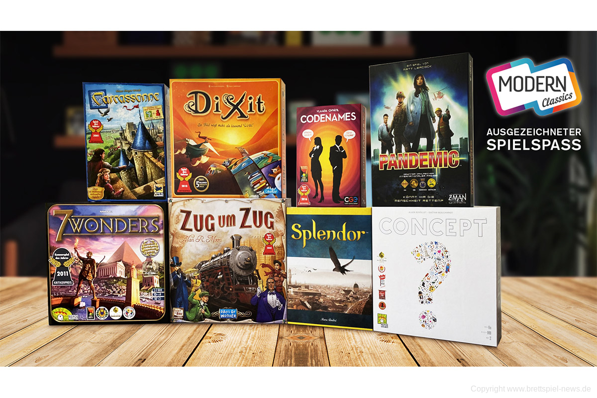 MODERN CLASSICS // Asmodee Deutschland bringt Klassiker zurück