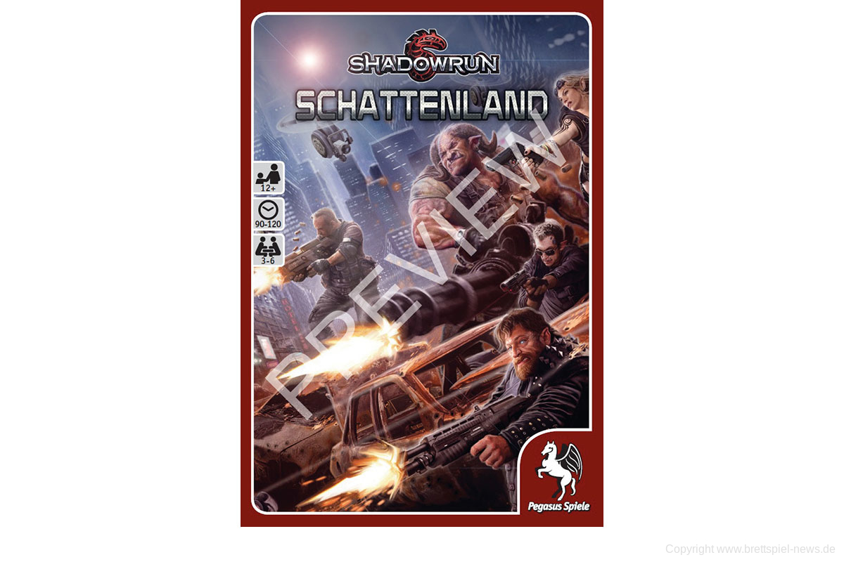 SHADOWRUN // Schattenland Brettspiel erscheint 2020