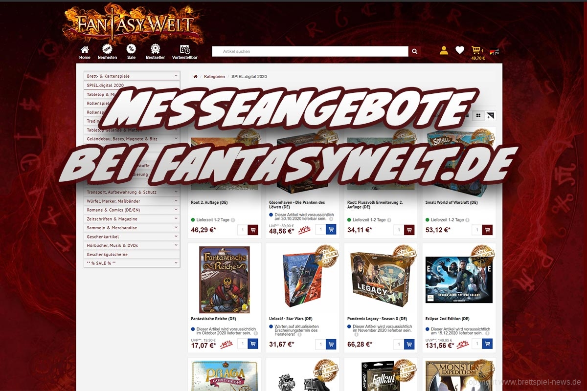 FANTASYWELT // SPIEL.digital Neuheiten