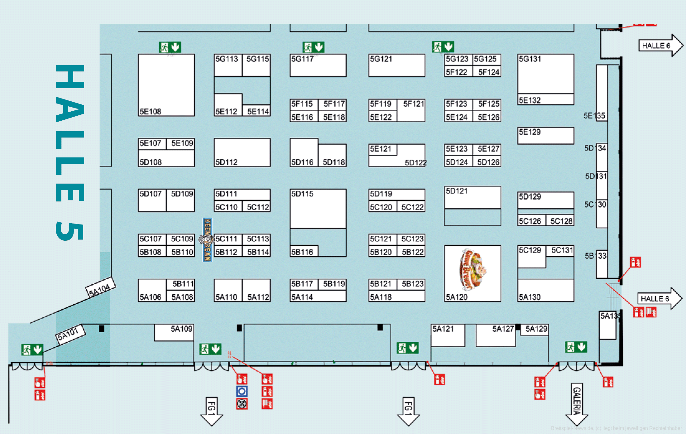 SPIEL'21 | Halle 5 Aussteller