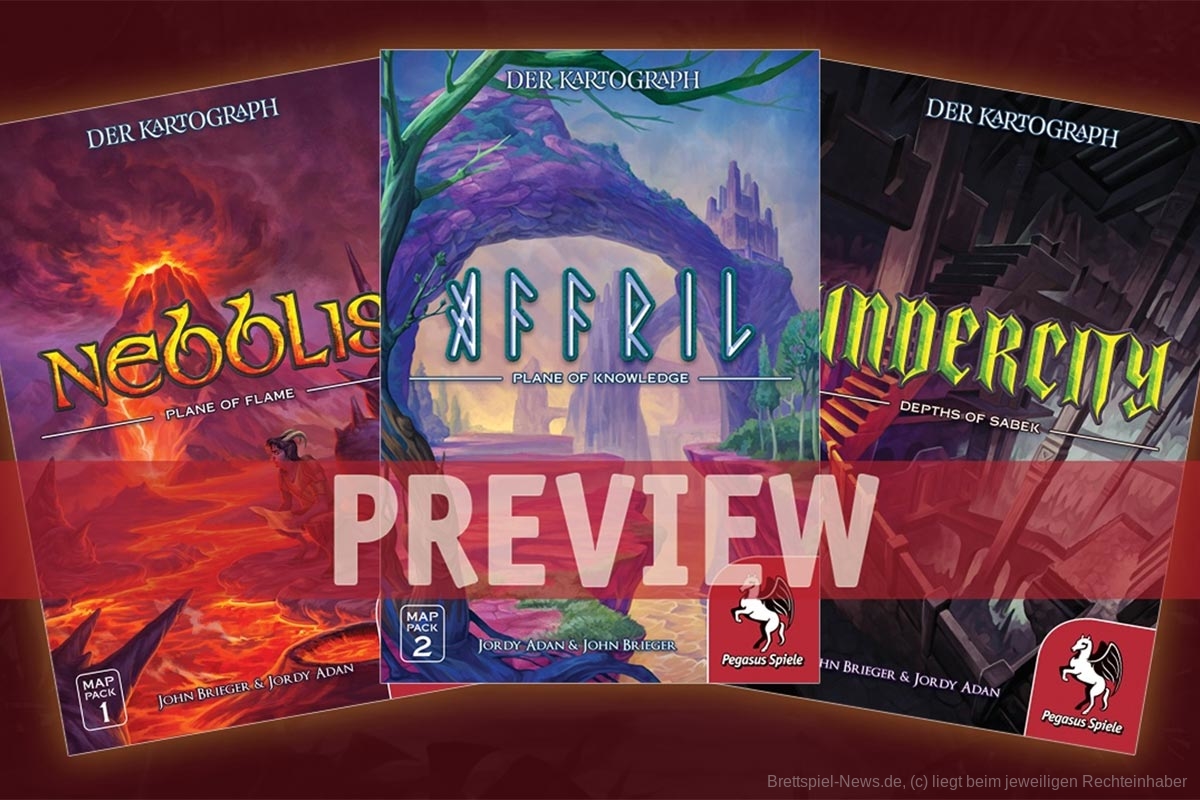 DER KARTOGRAPH: UNBEKANNTE LANDE // soll im Juli 2021 erscheinen