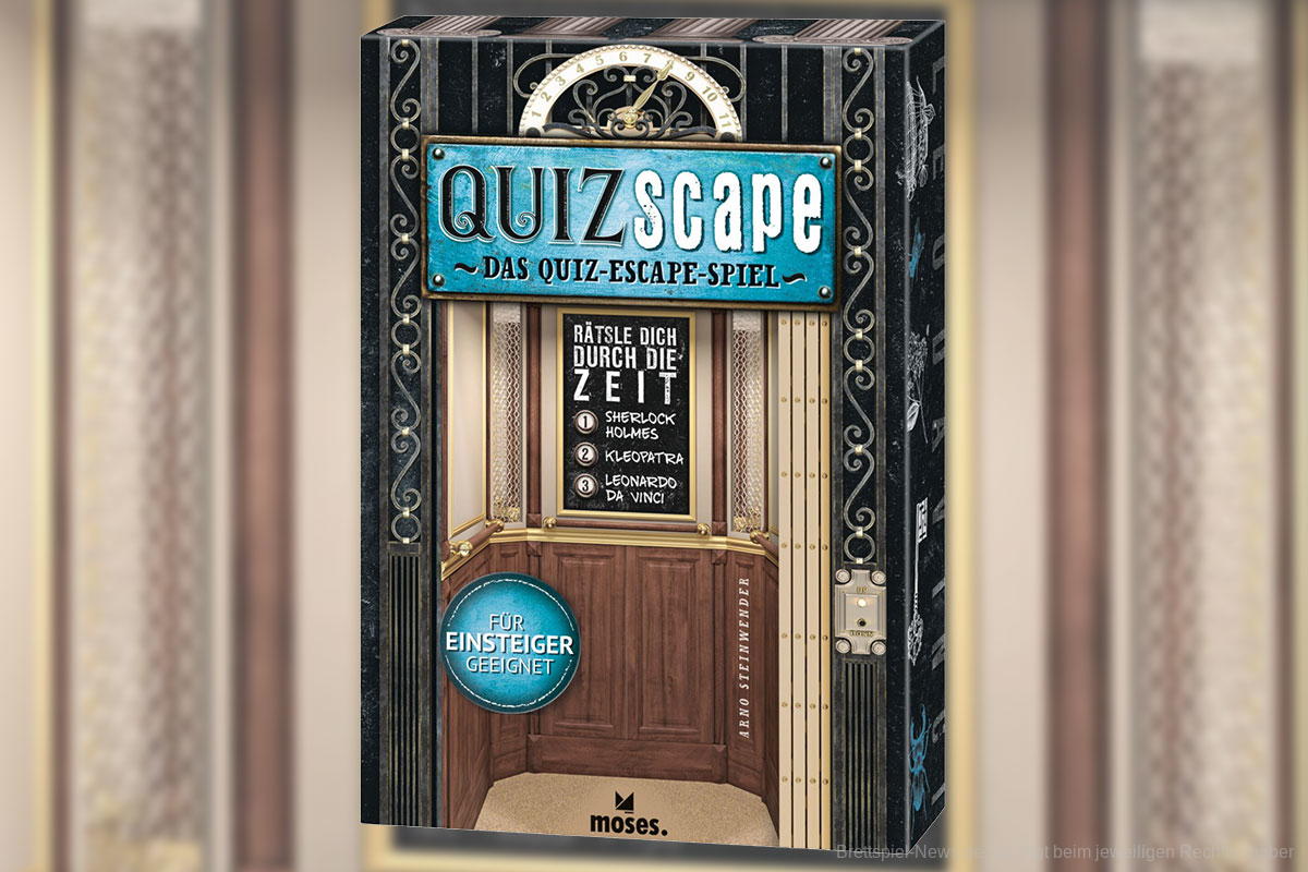 QUIZSCAPE – RÄTSLE DICH DURCH DIE ZEIT // beim MOSES Verlag erschienen