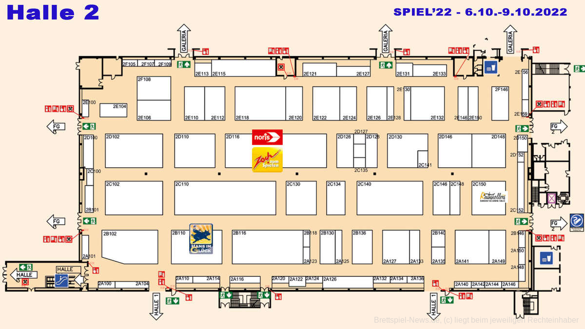 SPIEL '22 | Halle 2: Aussteller und Neuheiten