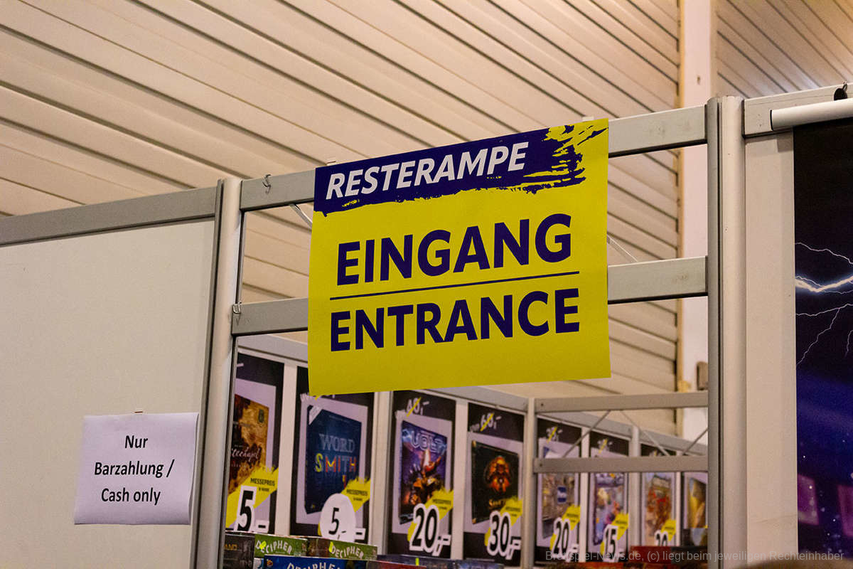 SPIEL ESSEN 2023 – Tag 2: viele Events, Sturm auf die Hallen und Resterampen