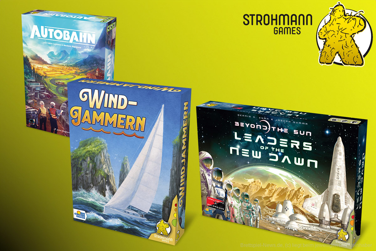 Strohmann Games Neuheiten zur Berlin Brettspiel Con