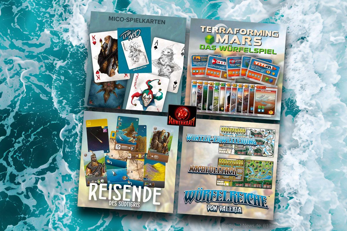 Viele Erweiterungen des Schwerkraft Verlags angespült