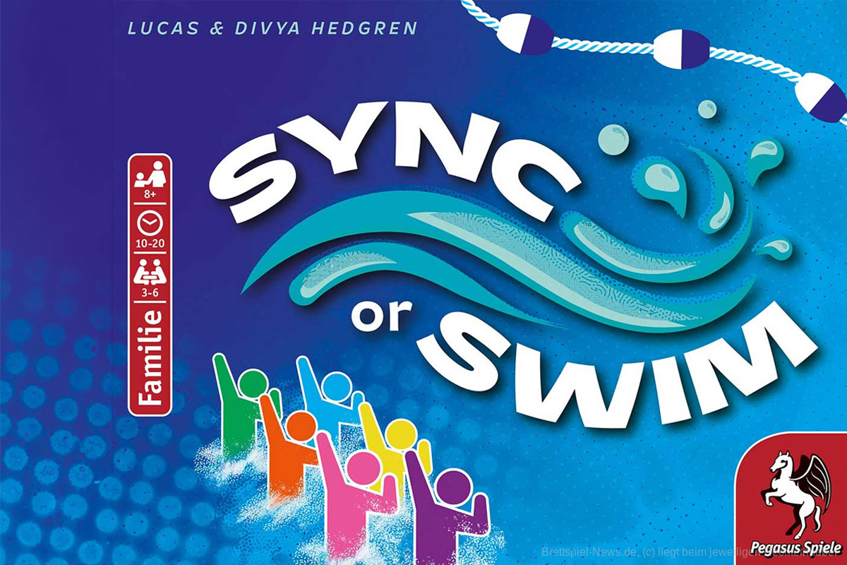 Ein Brettspiel zum Thema Synchronschwimmen – kein April Scherz!