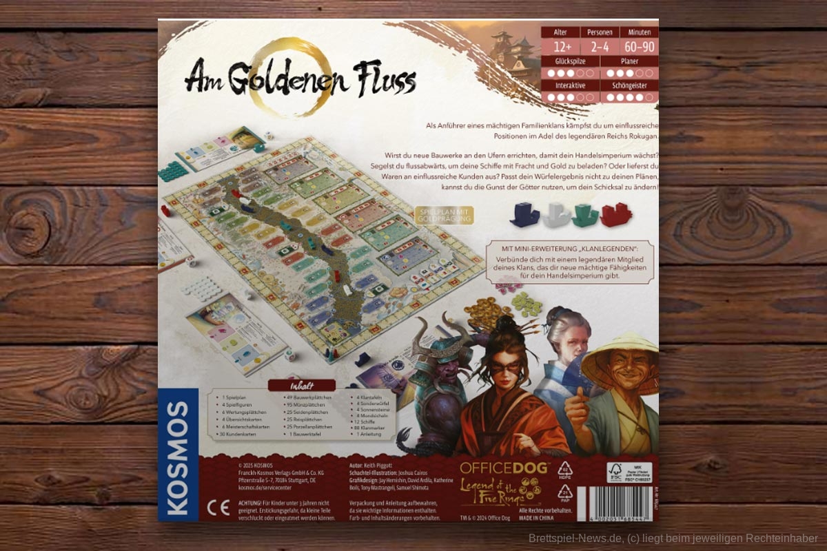am goldenen fluss kosmos rueckseite
