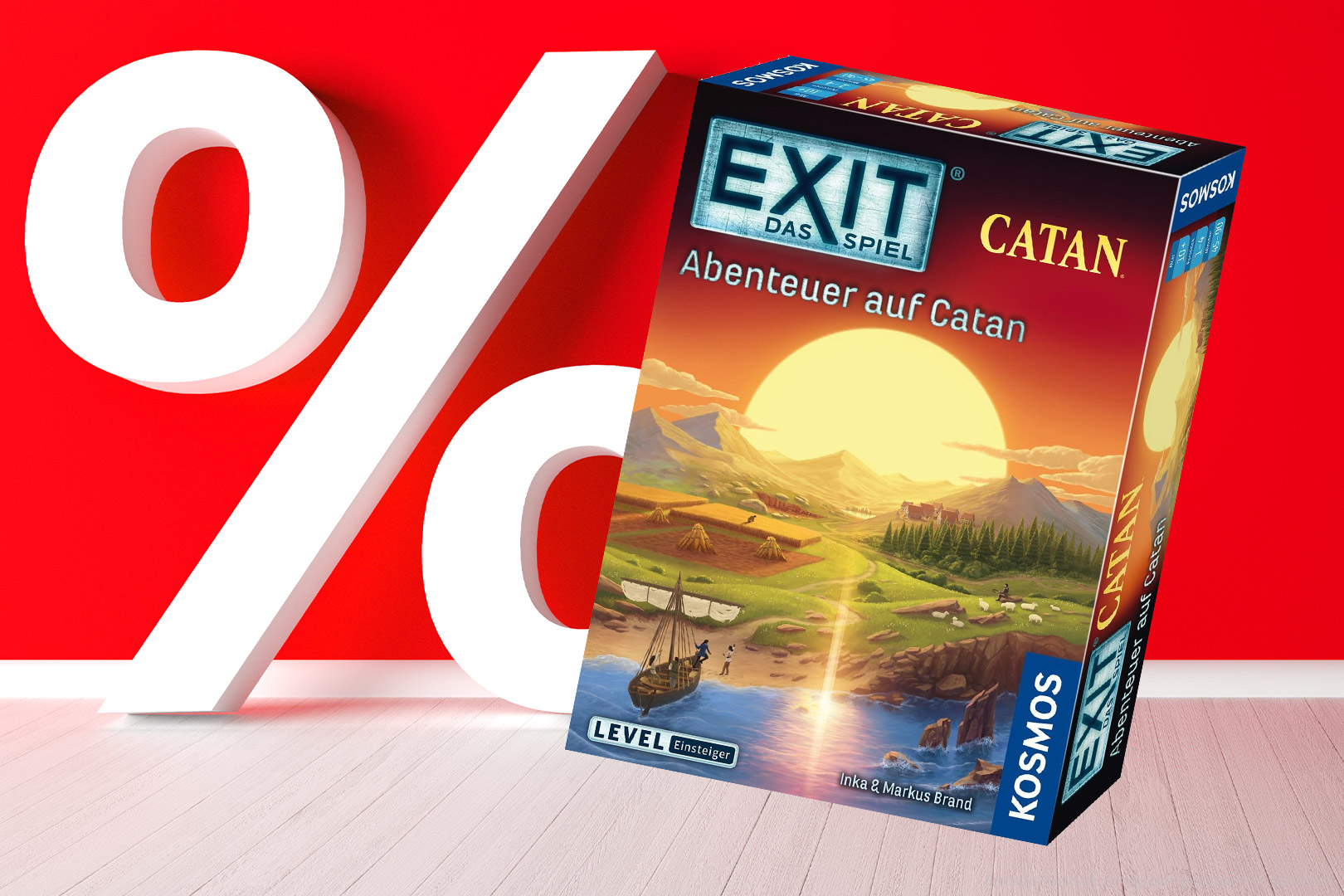 EXIT trifft auf Catan und auf Amazon auch noch auf Rabatt