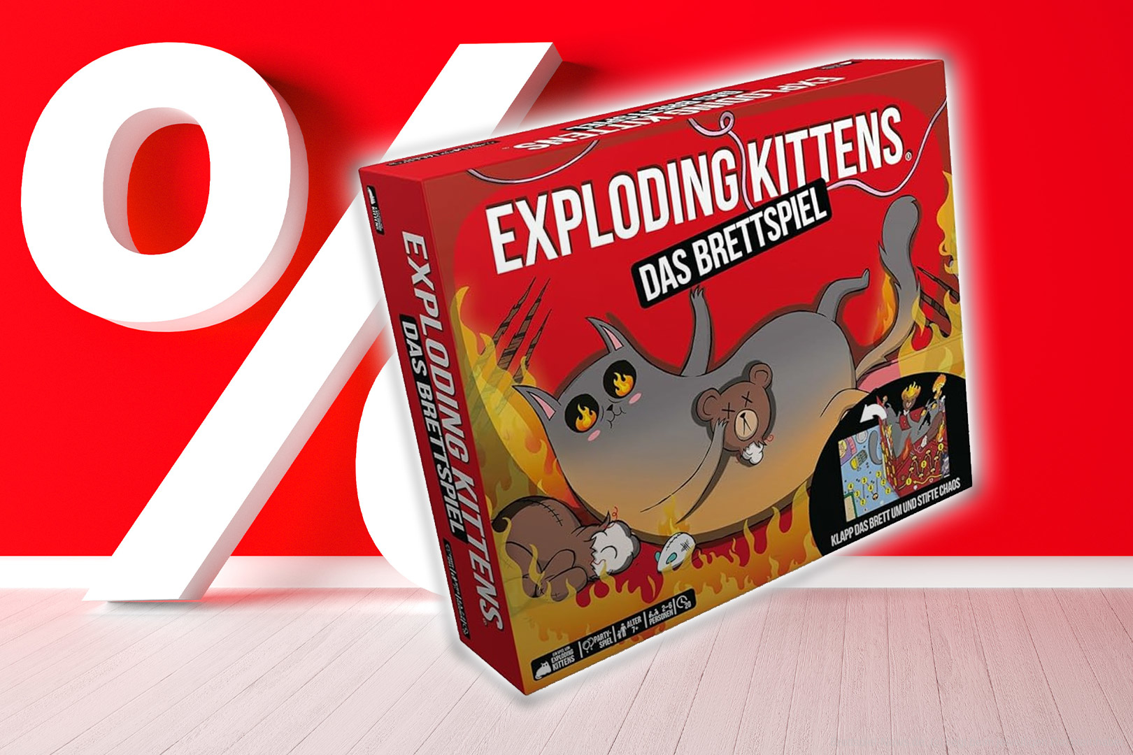 Exploding Kittens: Das Brettspiel sehr günstig zu haben
