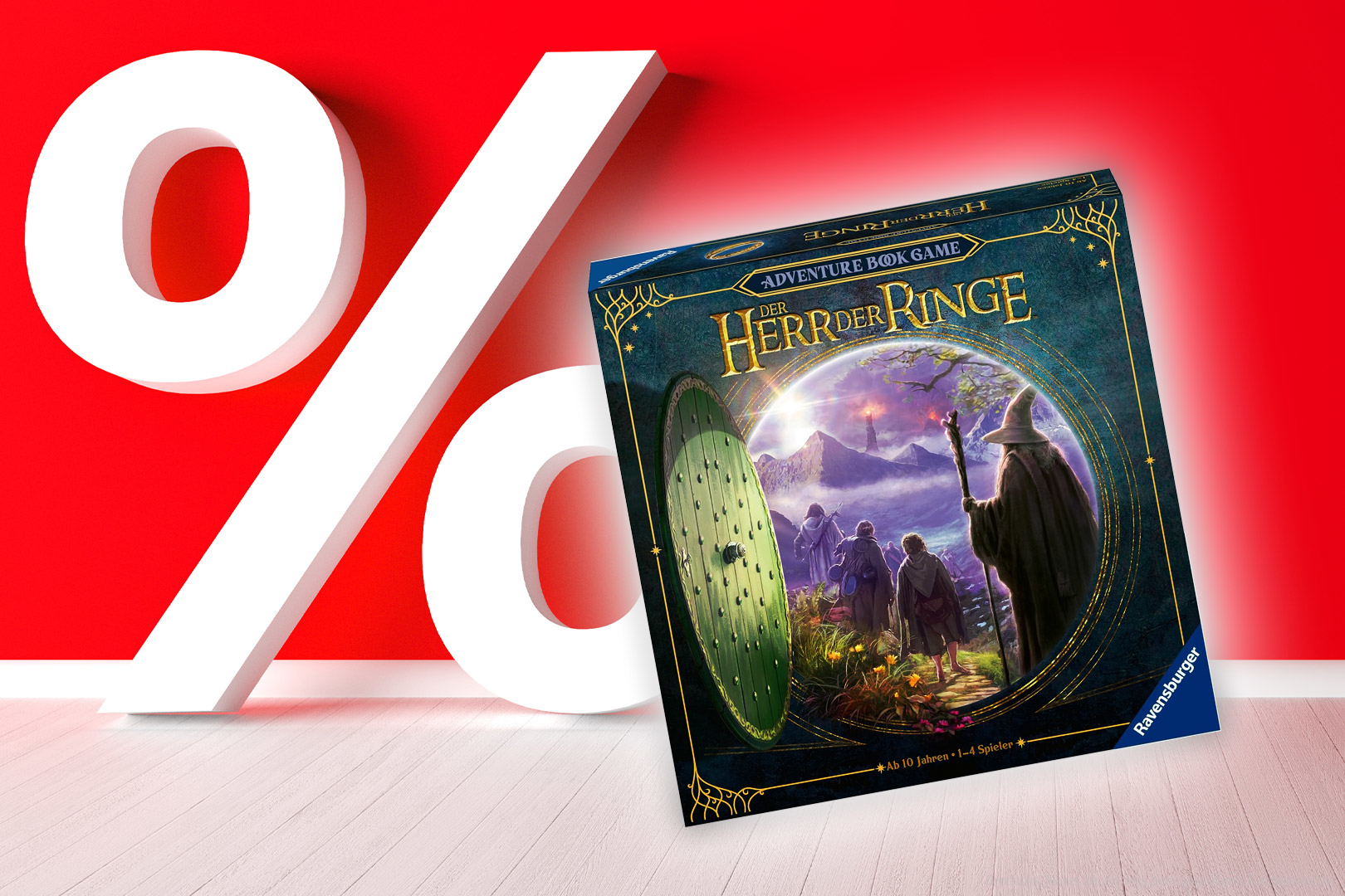 Kooperatives Herr der Ringe Strategiespiel mit 40% Rabatt im Angebot