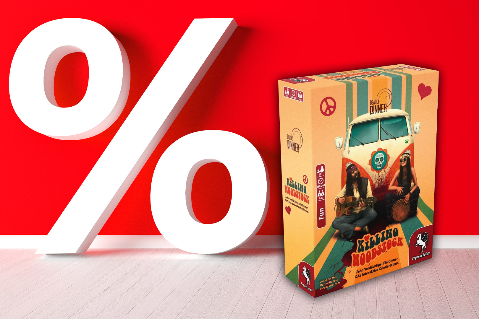 Beliebstes Woodstock „Krimi Dinner“ Spiel mit viel Rabatt zu kaufen