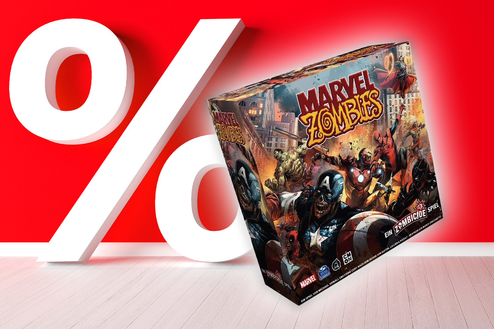 Großes Marvel Spiel mit vielen Minis aktuell mit 55% Rabatt zu haben