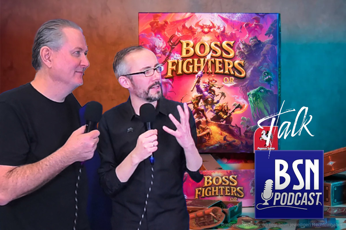 #544 Event (50)| Lukas Zach und Michael Palm zum neuen Hit Boss Fighter QR (BGG 8,2!)