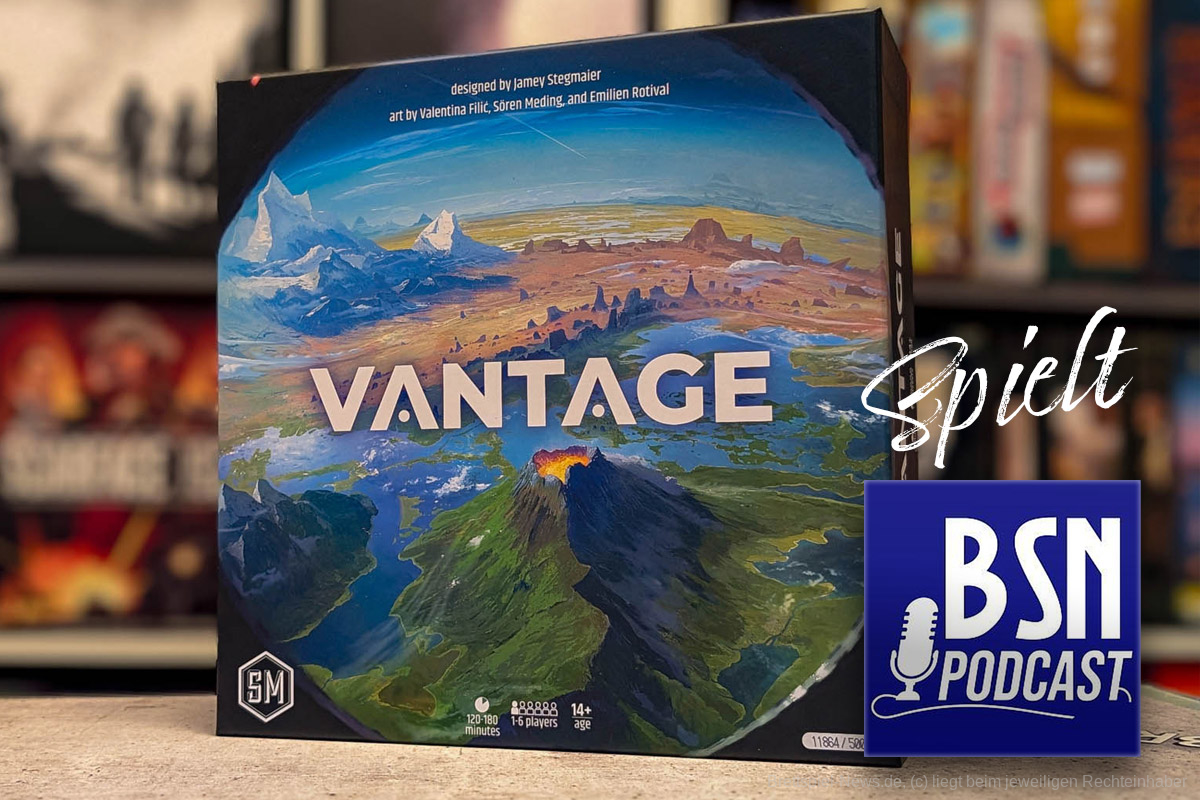 #521 BSN SPIELT (63) | Vantage - das erste Open World Brettspiel ist so gut!