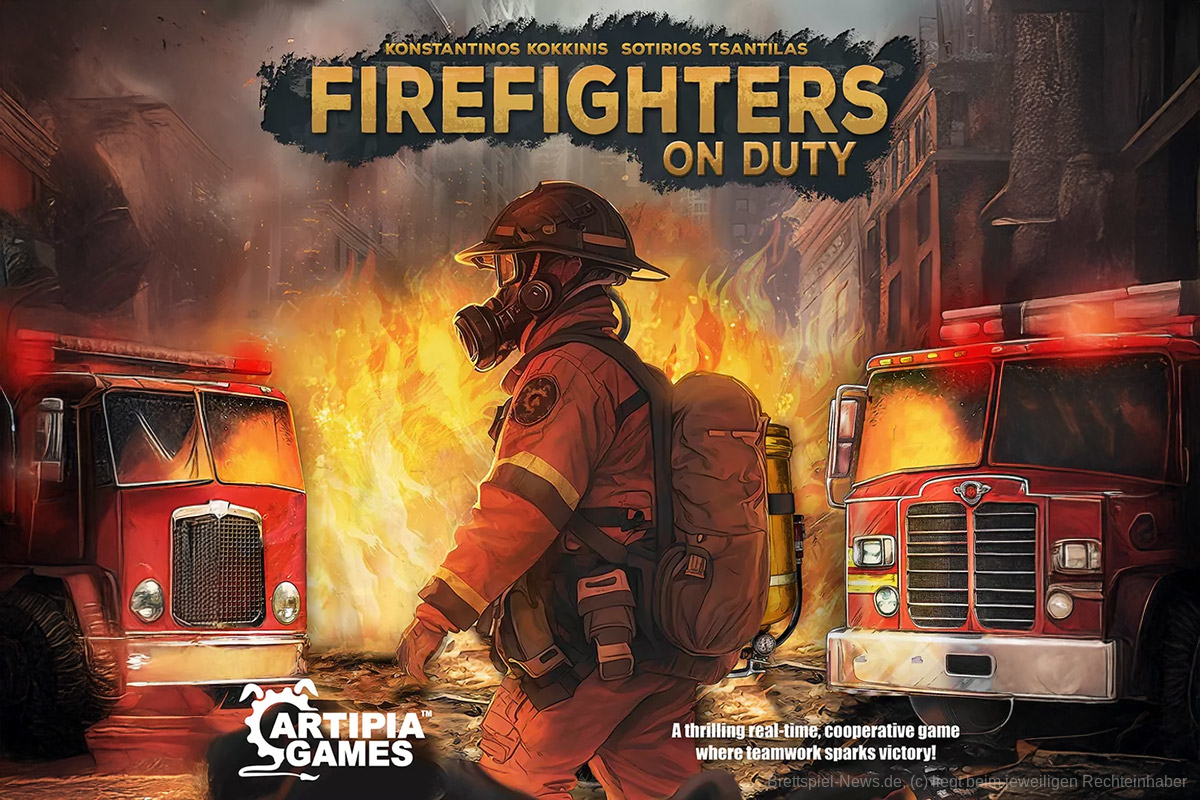 Kooperatives Echtzeit-Brettspiel mit Feuerwehr-Setting ab Herbst verfügbar