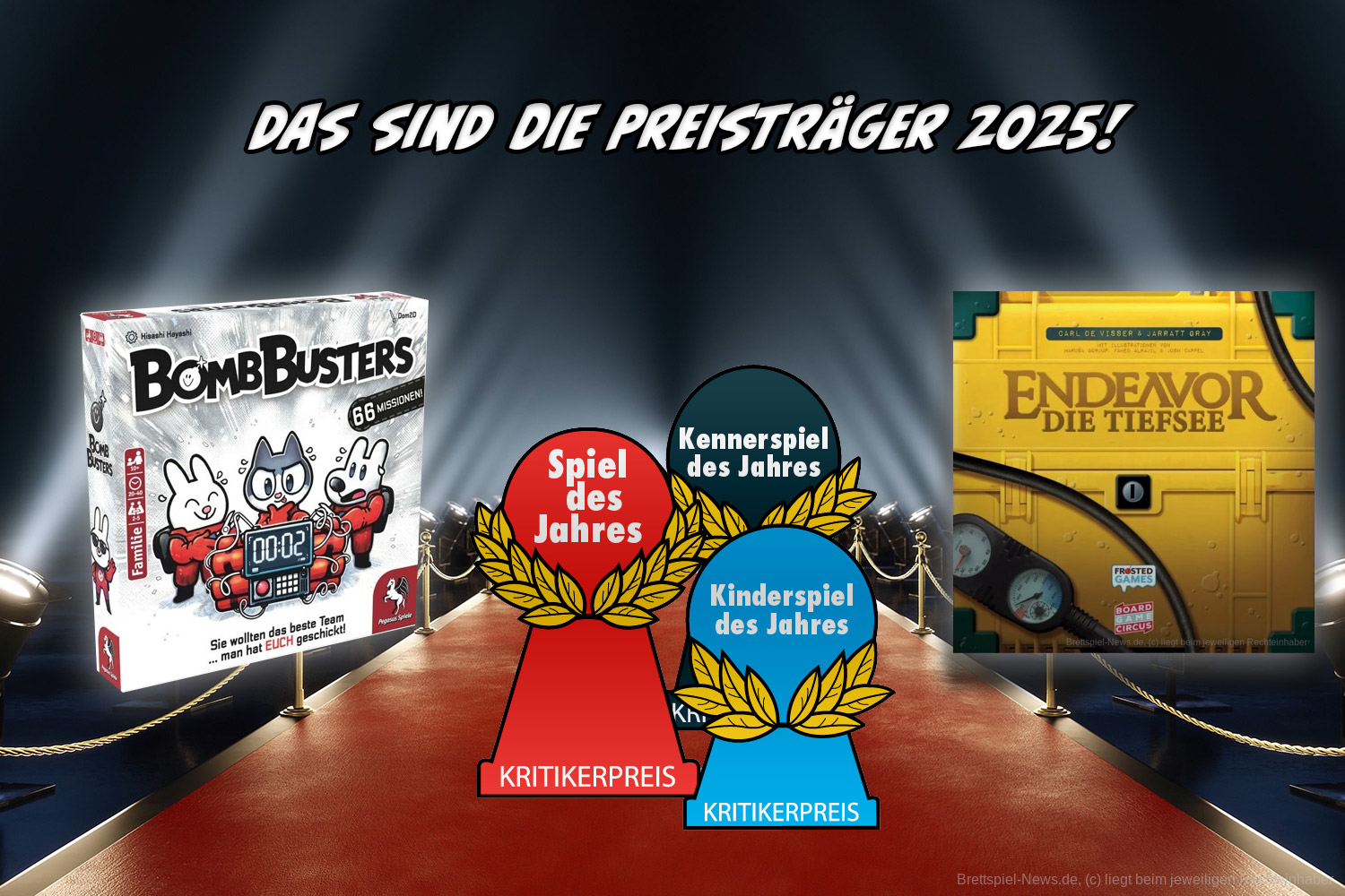 Spiel des Jahres 2025 und das Kennerspiel des Jahres 2025 bekannt
