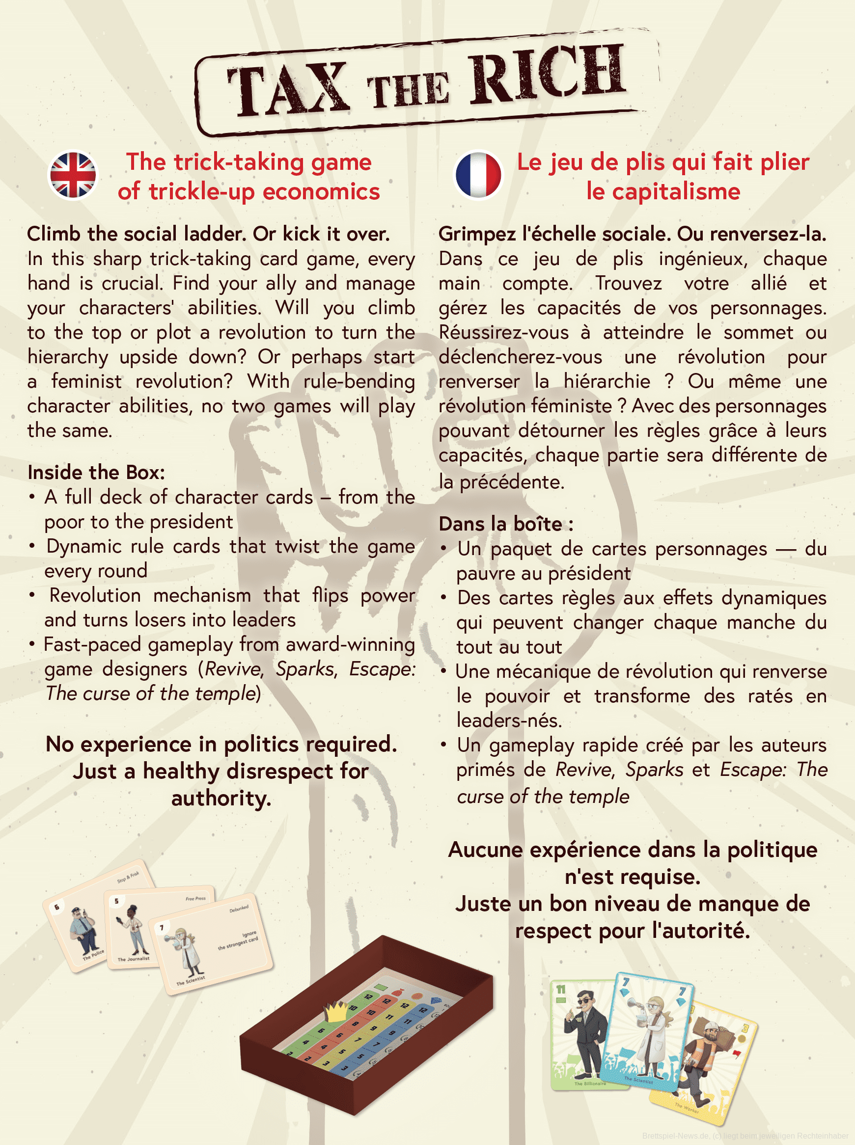 tax the rich rueckseite