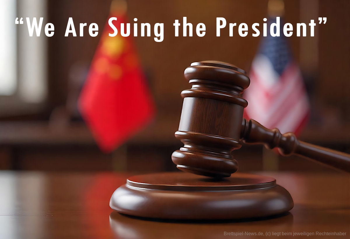 Erster Brettspiel-Verlag verklagt Donald Trump wegen Zöllen