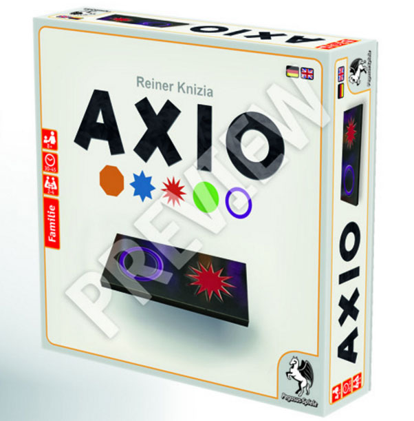 AXIO von Reiner Knizia erscheint bei Pegasus Spiele