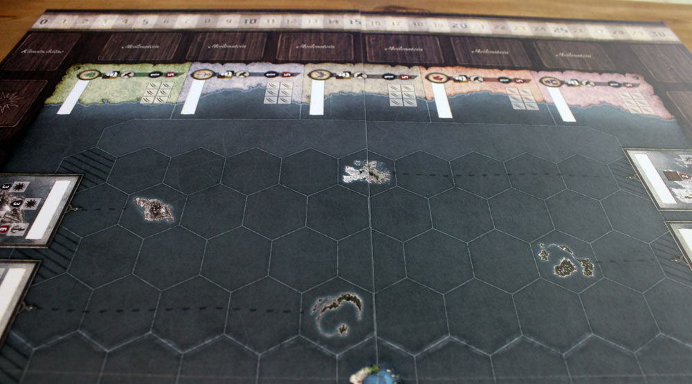 Seafall Legacy - Spielmaterial in Bildern