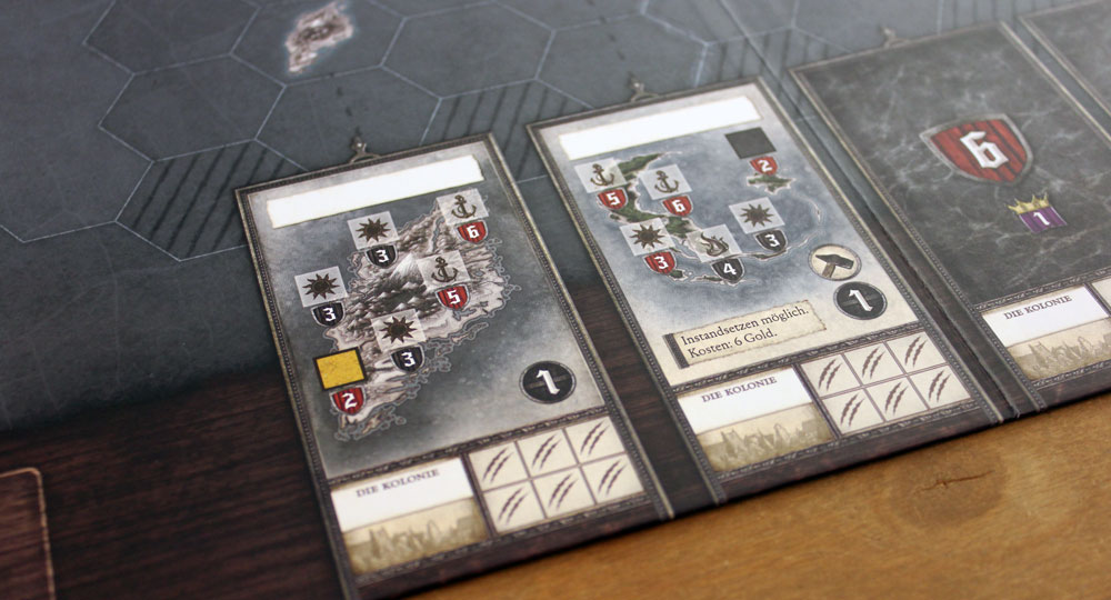 Seafall Legacy - Spielmaterial in Bildern