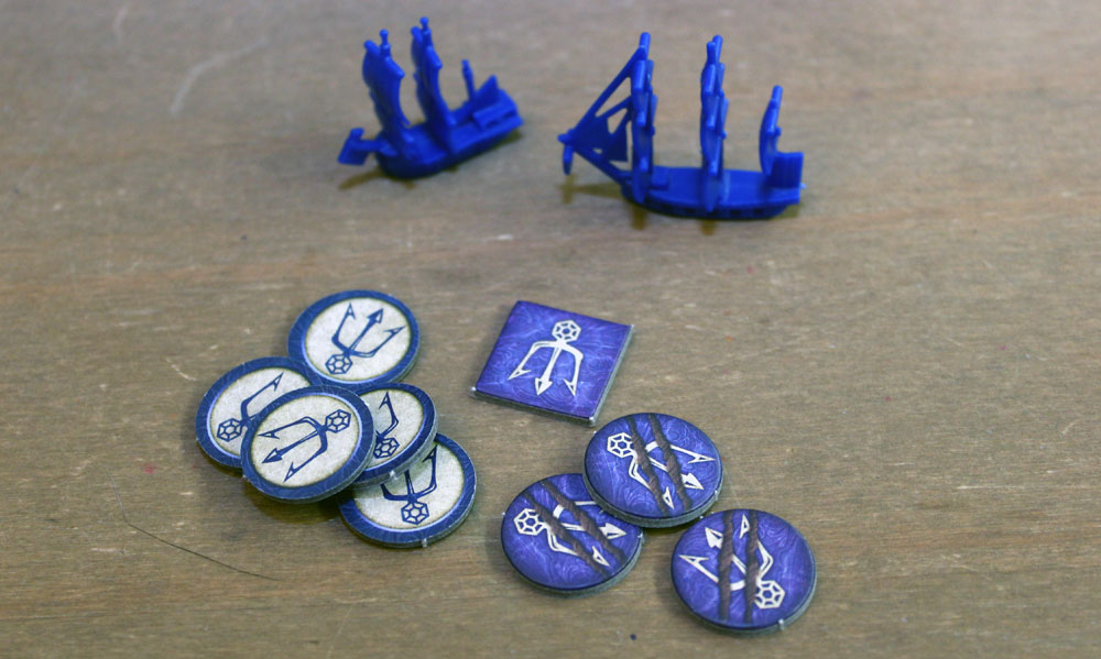 Seafall Legacy - Spielmaterial in Bildern