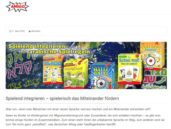 Arabische Regeln für einige AMIGO Spiele