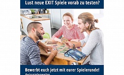 #WIRSPIELENWEITER // EXIT-Spieletester gesucht