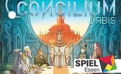 Städtebauspiele gibt es wie Sand am Meer, Faxgeräte in deutschen Büros, oder Autos in Innenstädten – eine Menge. Sie vereint besonders das Aneinanderlegen von Plättchen, die dann in bestimmten Anordnungen Boni generieren. Der spanische Verlag Perro Loko Games erfindet in dieser Hinsicht mit seinem neuen Titel „Concilium Urbis“ das Rad nicht neu. Auch die meisten weiteren Spielmechanismen, wie bspw. das Drafting, wirken hauptsächlich bekannt. Trotzdem bietet das Spiel – das trotz seines lateinischen Namens nicht im alten Rom, sondern in einer futuristischen Zukunft angesiedelt ist – auch etwas ungewohntes: Voting, also Abstimmungen. Diese sollen in das Spiel, das mit 1-6 Personen gespielt werden kann, eine Würze hereinbringen.  Punktesalat und ein wenig Chaos In „Concilium Urbis“ baut jeder für sich eine Stadt, die in einer vorher per Karte festgelegten Form gebaut werden muss. In der Demo-Partie auf der SPIEL’24 mussten zwei 3x4 Felder gebaut und mit einem einzelnen Plättchen verbunden werden. Diese Felder bestehen dann aus einzelnen Distrikten, wie Wohngebieten, Fabriken, Türmen oder Monumenten. Diese haben verschiedene Arten, wie sie Punkte generieren. So wollen Wohngebiete neben Fabriken errichtet werden, damit die dort ansässigen Menschen einen kurzen Weg zur Arbeit haben… na OK, mir persönlich wäre es neben einem Park oder einem See lieber gewesen. Monumente wollen aber möglichst weit voneinander entfernt gebaut werden, denn sie sind ja recht besonders (und damit selten) und sollen damit nicht alle auf einem Haufen stehen, sondern über die ganze Stadt verteilt stehen. Das ergab in meinem Kopf schon mehr Sinn. Die Stadtplättchen werden dann auch auf eine nicht ganz gewöhnliche Weise gedraftet. Pro Runde erhält jede Person vier Plättchen und stellt diese dann zu zwei 2er-Päckchen zusammen und reicht sie an die Nachbarin oder den Nachbar. Die oder der wiederum dann eins dieser Päckchen behält und eins wieder zurückgibt. Und dann gibt es da noch die Abstimmungen, die sehr kurz und knackig funktionieren. Es werden zwei Karten aufgedeckt, die die Boni der einzelnen Distrikte modifizieren, also entweder verbessern oder verschlechtern. Zum Beispiel generieren dann Wohngebiete neben Fabriken nicht mehr einen, sondern gleich drei Punkte. Über beide von diesen neuen „Gesetzen“ wird dann abgestimmt – und zwar mit Einflusspunkten, die wiederum vom eigenen Start-Plättchen und den Türmen generiert werden. Da stimmt man dann gleichzeitig und verdeckt mit Ja oder Nein für je eines der Gesetze und diese werden dann entsprechend des Ergebnisses angenommen oder abgelehnt. So stimmt jede Person natürlich immer für ihre eigenen Interessen, also will die eigenen Punkteboni erhöhen und die der anderen senken. Einleuchtend, aber auch ein bisschen vorhersehbar, was ich persönlich über den gesamten Eindruck des Spiels sagen könnte. Was hingegen gar nicht vorhersehbar ist, ist die Verteilung der Stadtplättchen und damit auch die eigene Spielweise. Man muss nehmen, was kommt… und dann das Beste daraus machen.  Quellen: BGG (Concilium Urbis)