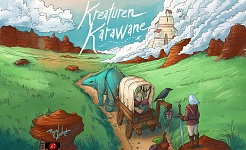 Kreaturen-Karawane (Ryan Laukat): Deutsche Ausgabe von „Creature Caravan“ jetzt vorbestellbar beim Schwerkraft Verlag