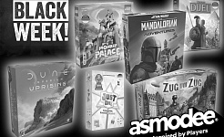 Da ist der Black Friday! Spiele von Asmodee stark rabattiert