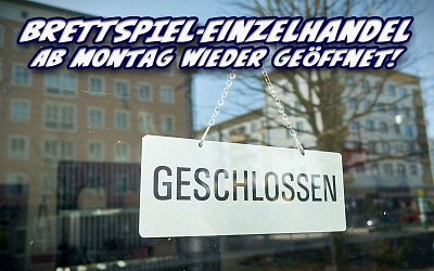 BRANCHE // Brettspielläden ab Montag wieder geöffnet, Cafés geschlossen