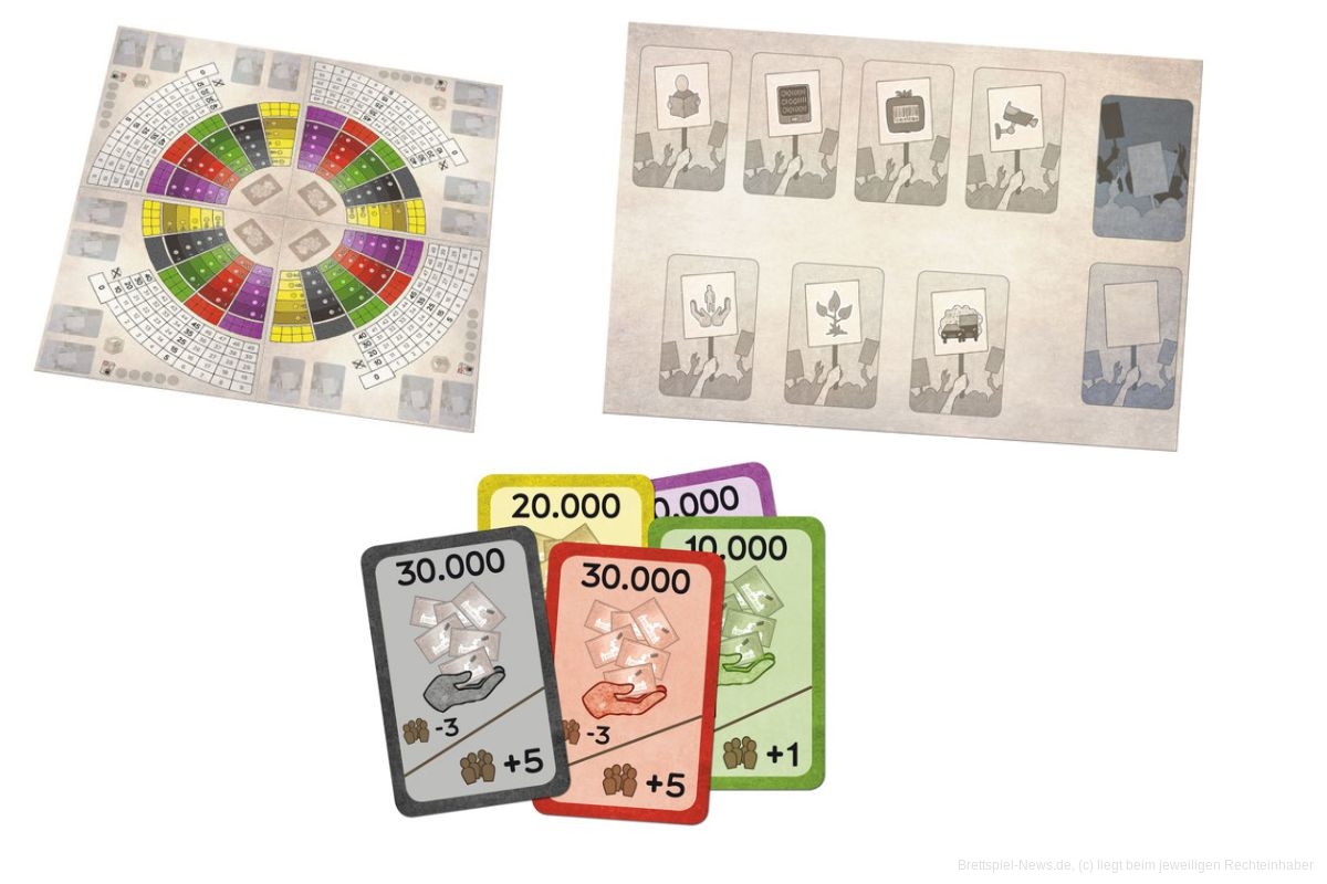 Die Macher Spielmaterial