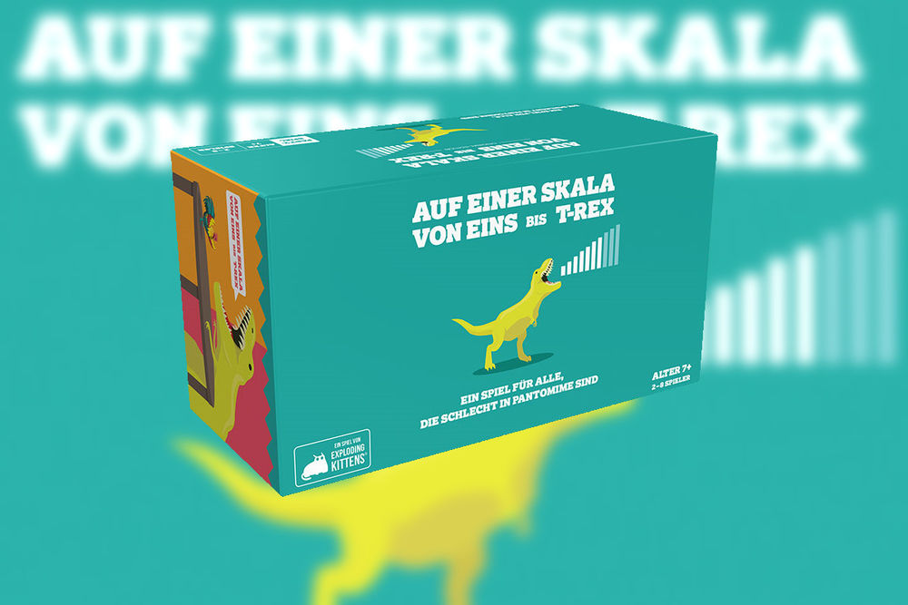 AUF EINER SKALA VON 1 BIS T-REX