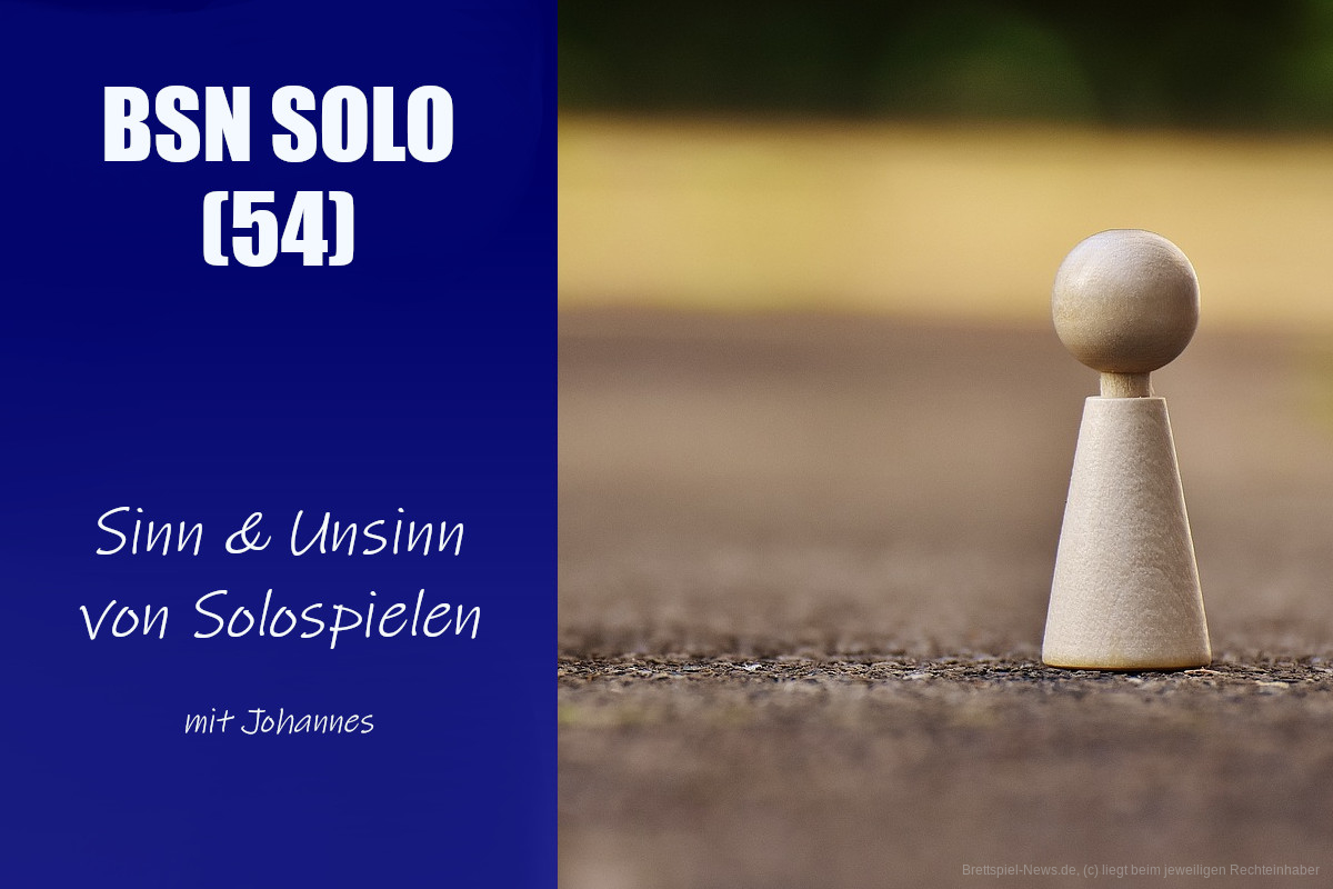 #341 BSN SOLO (54) | Sinn und Unsinn von Solospielen