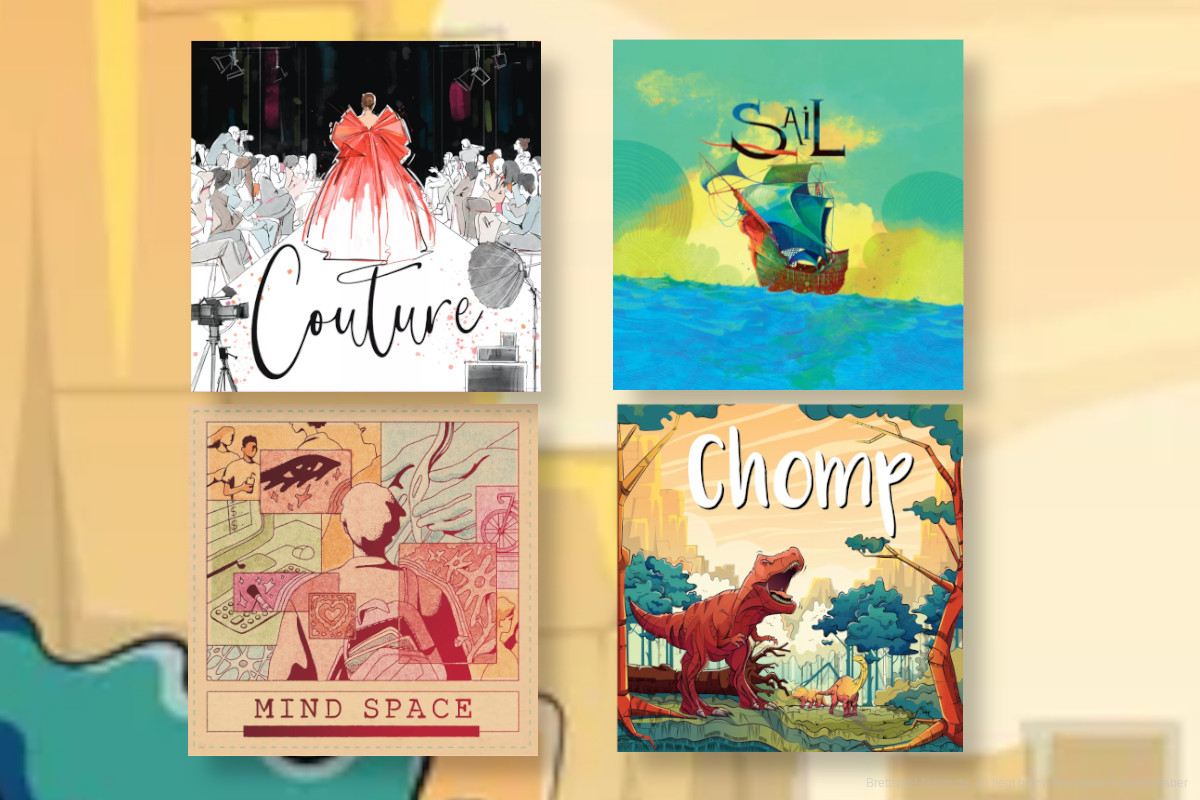 Chomp, Sail, Couture und Mind Space in einem Projekt von Allplay jetzt auf Kickstarter unterstützbar